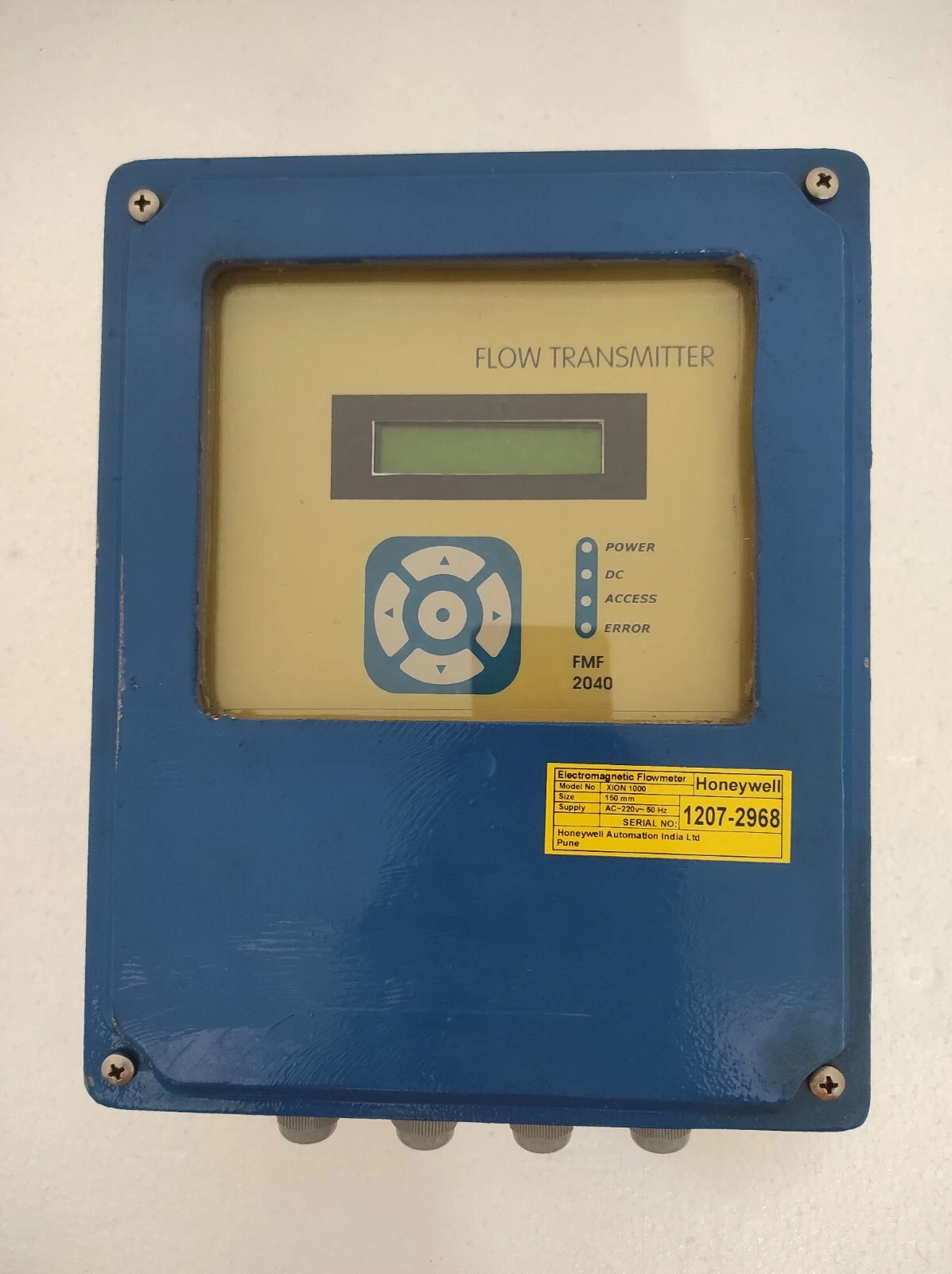 Honeywell xion 1000 / XION 1000 Electro Magnetic Flow Meter Transmitter Box